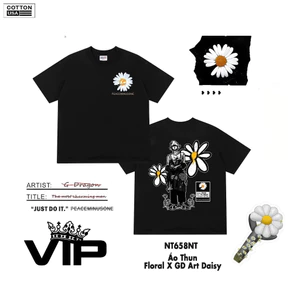 （Giao hàng 24h）Angela DEAL MỞ BÁN áo G-Dragon vải cotton 2 chiều siêu thoáng mát rộng rãi định lượng 220gsm