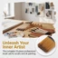 Bộ bàn chải sơn 12 chiếc BEABOUT, Bộ bàn chải sơn dầu tay cầm màu trắng Nylon, Đèn mang theo tài sản các loại Bộ bàn chải sơn nghệ sĩ di động Sáng tạo sắc tố Acrylic