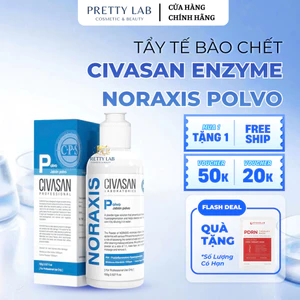 Tẩy Tế Bào Chết Civasan Enzyme Noraxis Polvo Dạng Bột Làm Sạch & Hỗ Trợ Làm Mịn Da 100g