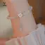 Vòng tay đính cườm bằng tre cổ điển phong cách Trung Quốc dành cho nữ Vòng tay hoa quyến rũ thời trang Phụ kiện trang sức bạn gái Quà tặng [Mina]