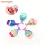 FAVORITEGOODS Bàn chải má hồng mặt nàng tiên cá, Bàn chải trang điểm đuôi nàng tiên cá dạng bột đầy màu sắc, Bàn chải móng tay hình đuôi cá mềm Bàn chải mỹ phẩm Dụng cụ làm móng tay