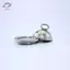 HFTOY Đồ Chơi Thu Nhỏ Mô Hình Cảnh Nhà Búp Bê Phụ Kiện Mini Western Bít Tết Cover Tấm Sắt Nắp Khay Giao Hàng ~