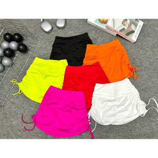 Chân váy rút sườn,chân váy đi tập,đồ tập gym yoga aerobic nữ thoáng khí