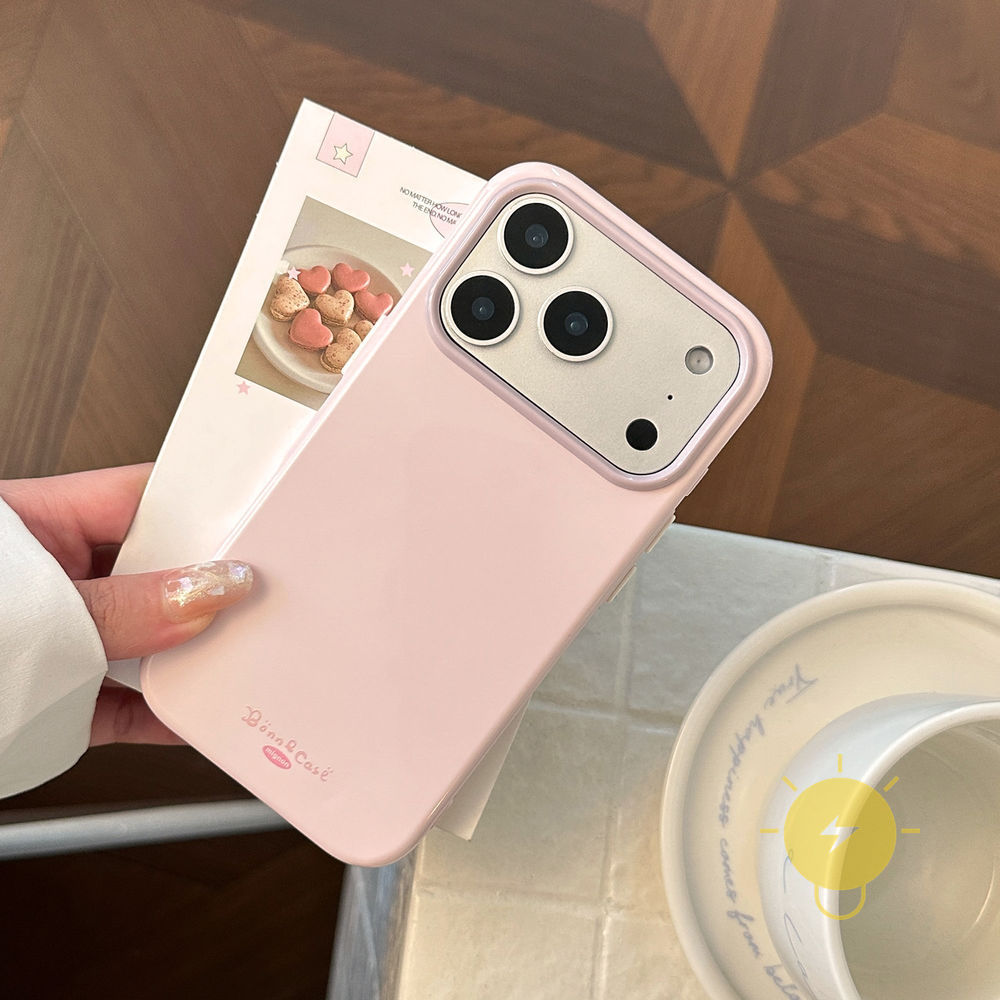 Phone Case For iPhone 17 Pro Max 16 15 14 13 with Griptok TPU Aesthetic Korean Cute