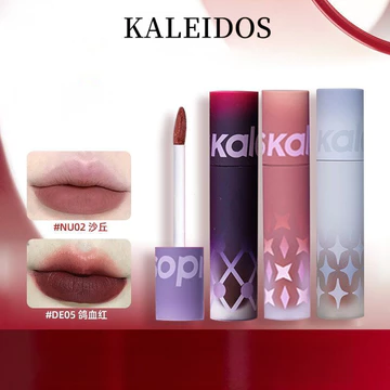 Kaleidos Son Bóng Son Bùn Dưỡng Ẩm Lâu Dài Chống Dính Cốc Đa Năng Son Bóng Môi Trang Điểm