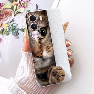 Ốp Lưng Dễ Thương Cho Realme C100i C100x 4G RMX5377 RMX5366 Phim Hoạt Hình Chó Mèo Nơ Silicon Mềm Chống Sốc Vỏ Cho RealmeC100i Vỏ