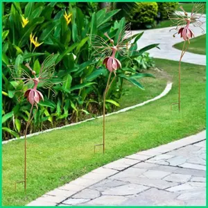 Vườn Cọc Hình Cổ Tích Trang Trại Trang Trí Kim Loại Cổ Tích Sân Nghệ Thuật Dấu Hiệu Cho Mùa Xuân Thiên Nhiên Trong Nhà Ban Công Sân Thượng jiwvn