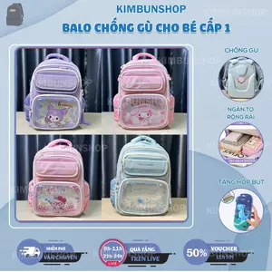 Balo Cao Cấp họa tiết đáng yêu chống gù, chống nước, siêu nhẹ cho các bé cấp 1- Kimbunshop94