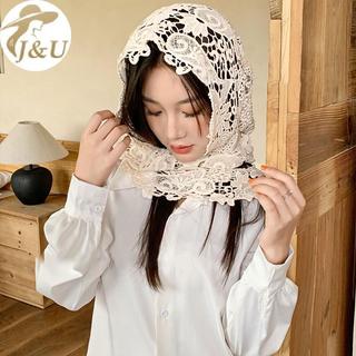 JU Mùa Hè Phong Cách Mục Vụ Retro Rỗng Dệt Kim Mũ Nữ Ngọt Ngào Đa Năng Mũ VN