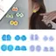 Flgo Clovers Bông Tai Làm Khuôn Silicon 4 Miếng Bộ Đồ Thủ Công