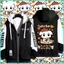 SY3 AESPA Kim Minjeong WINTER anime Dây Kéo Áo Khoác Áo Unisex Top YS3