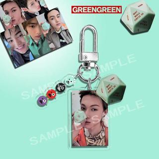 Móc khóa K‑pop dễ thương CORTIS SEONGHYEON album GREENGREEN REDRED KEONHO JUHOON JAME