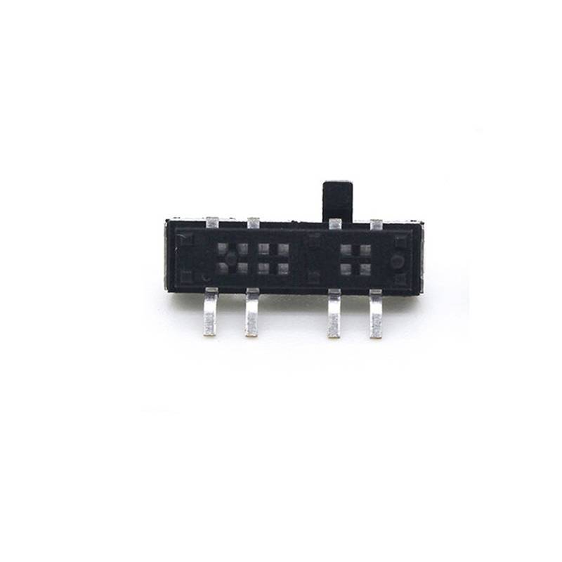 NS 10 Cái 4 Pin Công Tắc Trượt Mini Bật Tắt 3 Vị Trí Micro Trượt Chuyển Đổi Công Tắc Thu Nhỏ Ngang Trượt Công Tắc NS