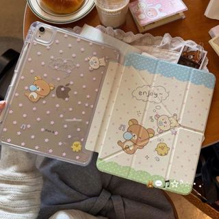 Polka Dot Star Rilakkuma ipadpro37cm MINI7 Máy tính bảng 7 / 8 / 9 Thế hệ A16 Vỏ bảo vệ air6 Vỏ bảo vệ 26.3.22