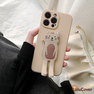 Sáng Tạo 3D Động Vật Có Thể Gập Lại Đứng Dành Cho Honor 300 200 100 90 80 GT 70 60 50 SE 30 20 Pro 5G 4G Nova 5 5T Pro Phim Hoạt Hình Gấu Trúc Mèo Con Mèo Cặp Đôi Phong Cách Mềm
