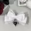 AqToCna Gothic Gothic Gothic Phong Cách Gothic Tóc Ruy Băng Nơ Kẹp Tóc Thời Trang Cho Bé Gái Mũ Đội Đầu Cao Cấp AqToCna