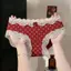 Ren Viền Quần Lót Nữ Cotton Nguyên Chất Thấp Eo Quần Đùi Cô Gái Ngọt Ngào
