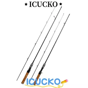 Cần câu ICUCKO, Chiều dài 1,8m 2 phần Cần câu, Dụng cụ câu cá Chiều dài 1,68m Chiều dài 1,5m UL / L Power Cần câu siêu mạnh Câu cá du lịch