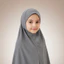 CODECOVED Kids Instant Hijab, Khăn trùm đầu bằng kim cương giả thiết kế thoáng khí cho bé gái, Nhẹ và Mềm mại chống trượt vừa vặn Co Giãn cằm Hỗ trợ khăn xếp phong cách dân tộc