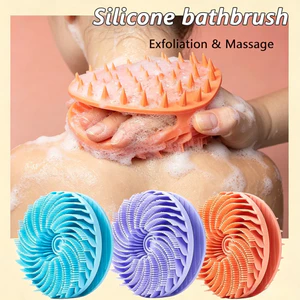 Bàn chải tắm silicon hai mặt mới Máy chà sàn cơ thể đa chức năng Bàn chải Massage tắm cho bé