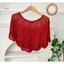 HNKMP Nữ Dệt Kim Băng Lụa Mùa Hè Nhẹ Rỗng Thiết Kế Thời Trang Sequin Đeo Vai Đầu Qua Vai Quấn Vai.