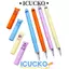 ICUCKO Bút Xóa Được, Dụng Cụ Viết Nhanh Khô Bút Gel, Thiết Kế Động Vật 0.5 Mm Mực Đen / Xanh Dương Bút Trung Tính Quà Tặng Học Sinh