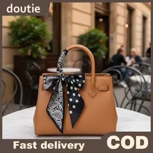 Doutie Chấm Bi Khăn Lụa 100x7cm Nữ Ruy Băng Thắt Lưng Đa Năng Choker Túi Xách Phong Cách Mùa Hè VN