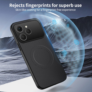Vỏ Điện Thoại Di Động Cho Tecno Spark 40 KM5 Chống Sốc Sang Trọng Matte Case Sạc Không Dây Vỏ Chống Sốc