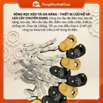 [Hàng Có Sẵn] Ròng Rọc Nâng Hạ Đồ Vật Tự KHóa AutoLock, Leo Cây, Bắt Nút, Viper, Điều Hòa Không Khí, Nâng An Toàn — ảnh 3
