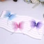 SAIA Bướm Táo, Màu Gradient DIY Organza Vải Bướm, Dreamy Bốn Lớp Trang Trí Thủ Công Mờ Trang Trí Bướm