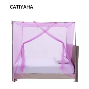 Muỗi CATIYAHA, Vỏ chống muỗi lắp đặt dễ dàng nhẹ, Lưới ngủ ký túc xá sinh viên có thể gập lại màu trơn sáng tạo