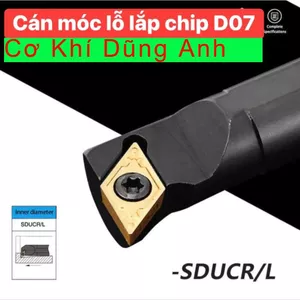 Cán tiện móc lỗ lắp chíp D07 SDUCR07