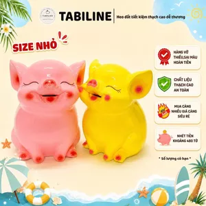 Heo đất ống tiết kiệm tiền tai vểnh đặc biệt cute xinh LD65 - TABILINE