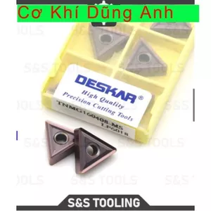 Chip tiện T16 deskar MS hạt nặng tiện thép inox ngon