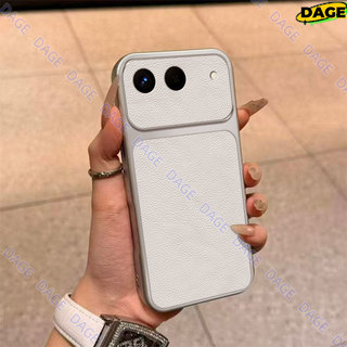 Ốp Điện Thoại Cho Infinix Hot 60i 50i Hot 60 Pro + Hot 50 Pro + Plus 4G 5G + Premium Simple White Lychee Dermatoglyph Vỏ Cửa Sổ Lớn Bao Gồm Tất Cả Mặt Sau Chống Rơi
