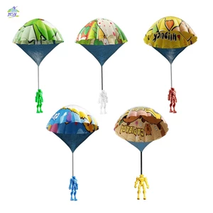 Đồ chơi dù ném tay cho trẻ em Trò chơi bay ngoài trời Hình Nylon ABS bền