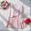 Mới Trung Quốc Retro Dài Tay Hoa Cardigan Với Váy Jacquard Quần An Toàn Mùa Xuân Mùa Hè Phong Cách Nhẹ Nhàm Hơn Nhìn Bộ Đồ Thời Trang