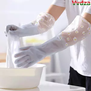Găng tay rửa chén VVDZA Găng tay làm sạch bền cao su