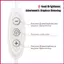Bộ điều chỉnh độ sáng đèn LED 3 nút Bộ điều khiển độ sáng đèn LED Điều khiển độ sáng USB 8 cấp để chiếu sáng gia đình Cửa hàng phòng kháchidaevn