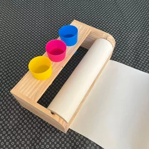 Trẻ Em Graffiti Easel Vẽ Bộ Giấy Trắng Bảng Vẽ Giấy Cuộn Giấy Vẽ Tay Giấy Mẫu Giáo Cuộn Dài Vẽ Giấy Dụng Cụ 0602