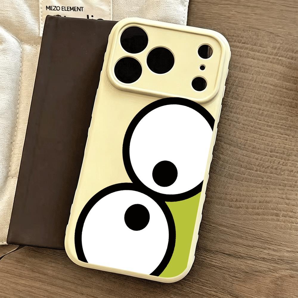 Big Eyed Frog cho iPhone 17promax trường hợp điện thoại 161514plus soft case 1311211