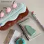 # HB # Kawaii Cherry Cake Fuzzy Plush Pencil Case Dung tích lớn Đồ dùng học tập dễ thương Văn phòng phẩm Hộp đựng túi Quà tặng học sinh.