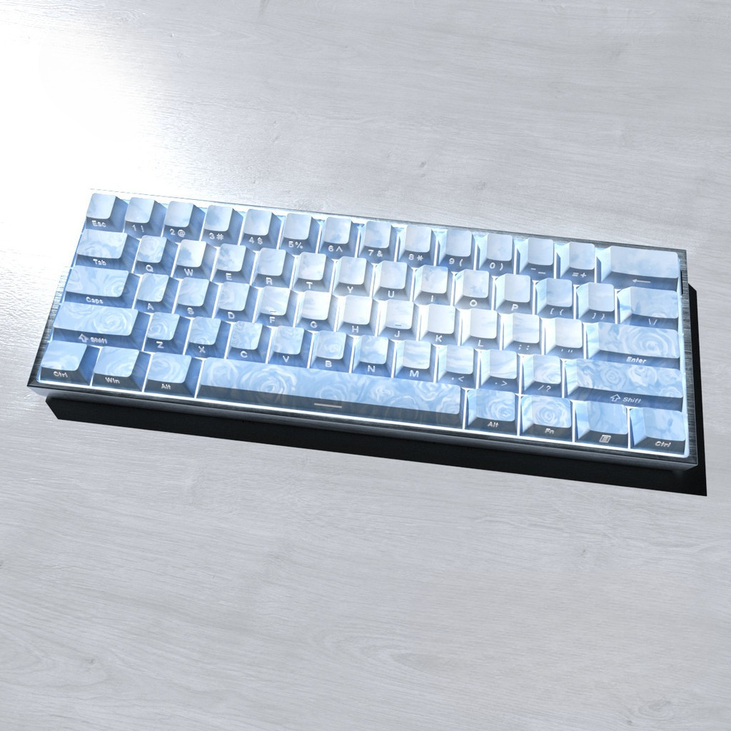 Bộ Keycap Ice Rose Coast Phiên Bản 74 Phím Cherry Profile | KCAP - World of keycaps