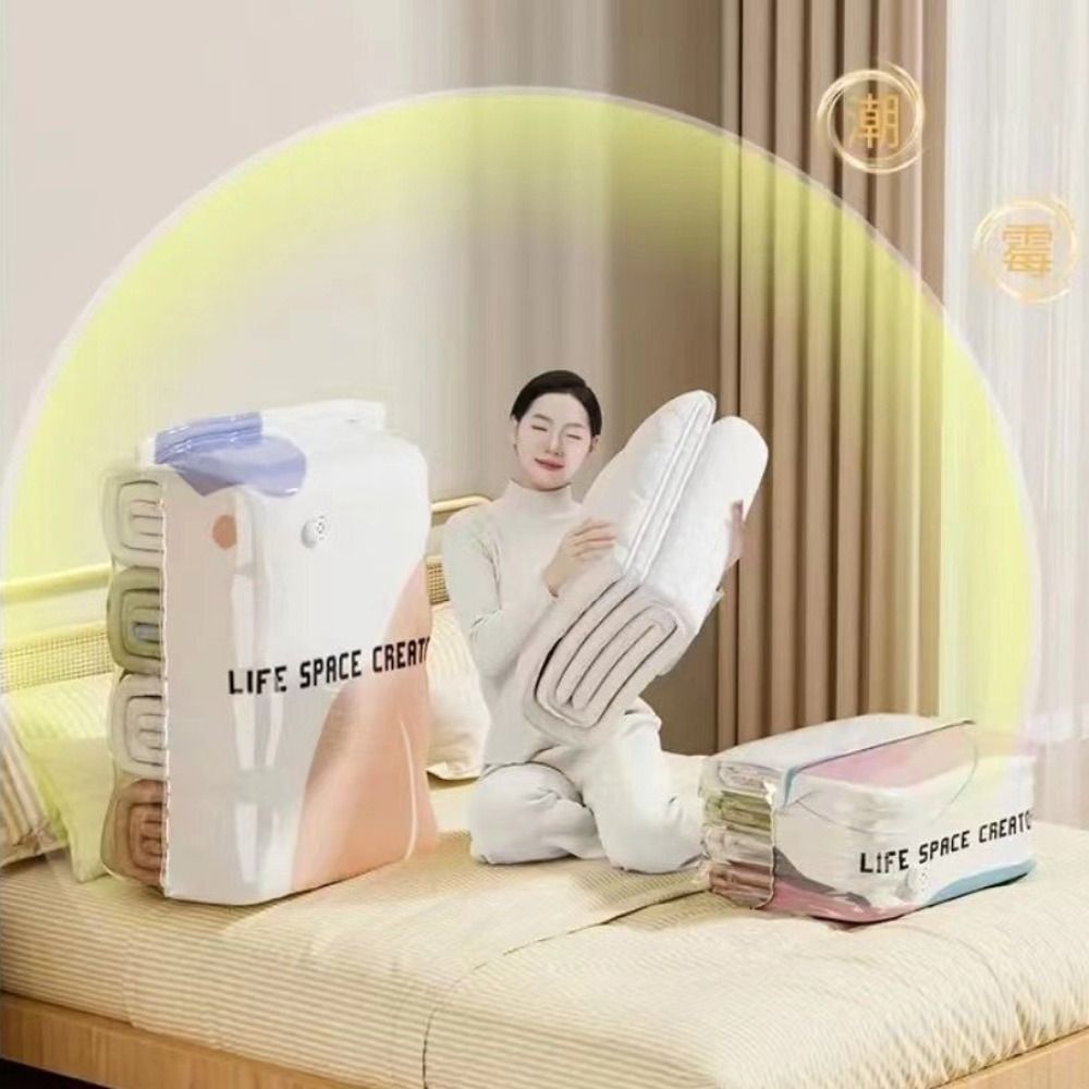 Túi lưu trữ chân không CHEESELY, Túi hút chân không tiết kiệm không gian nén, Máy ép & niêm phong có thể tái sử dụng & túi niêm phong Lưu trữ di chuyển