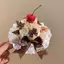JRP Gothic Ren Bánh Tóc Dễ Thương Trẻ Em Kẹp Tóc Mũ Đội Đầu Phụ Kiện Tóc Kawaii Nữ Bé Gái Trang Trí Tóc JRP