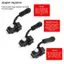 PNPIA- 3 Bộ Thay Thế Sửa Chữa Dây Kéo Tức Thì Đa Năng Bền Cố Định Dây Kéo Thay Thế Dây Kéo Thanh Trượt Kéo Cho Jaet Túi Áo Khoác