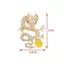 ECK Thời Trang Kim Cương Trung Quốc Rồng Thổ Cẩm Pin Dành Cho Nữ Quần Áo Áo Áo Trang Sức Dự Tiệc Phụ Kiện Cung Hoàng Đạo Rồng Bay Trang Sức HOT