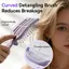 Bàn chải tóc sườn tự làm sạch mới Chống tĩnh điện Volumizing High Cranial Top Lược có thể gập lại Thiết kế rỗng ướt & khô Sử dụng kép Detangler