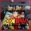 ST2 Dragon Ball 3in1 Bộ Drap giường cỡ Queen Bộ Drap giường Phòng ngủ Bộ gối đôi có thể giặt được TS2