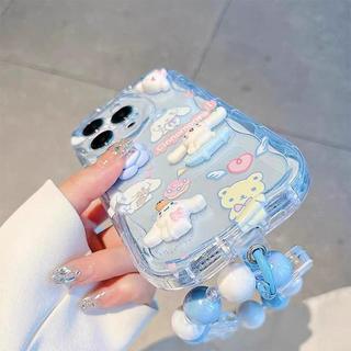 3D Giai Điệu Cinnamoroll Búp Bê Dành Cho Honor 600 Pro X5D X5C Plus 500 400 Smart Magic 8 7 lite X6D X8D X9D X6C X8C Vỏ Điện Thoại Dây Xích TPU Cho Bé Gái